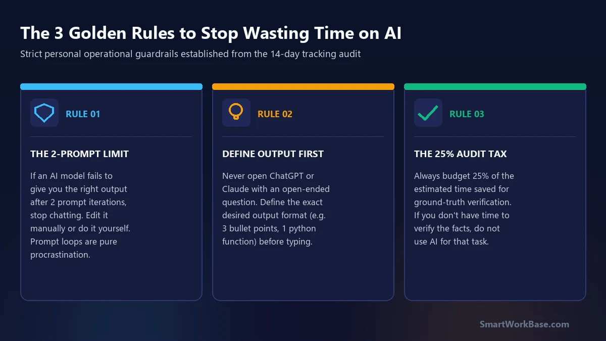 The 3 Golden Rules for AI Efficiency