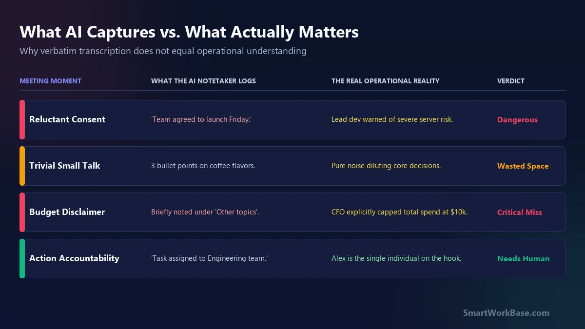 AI Logged vs Operational Reality